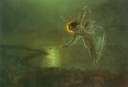 Atkinson Grimshaw Spirit of the Night painting